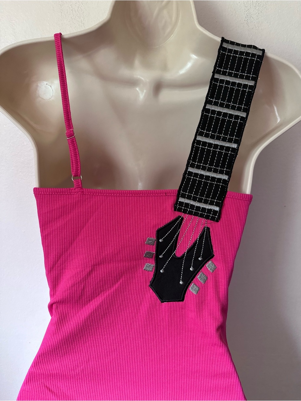 Hot Pink Music Graphic Tank Top - Picture 7 of 7